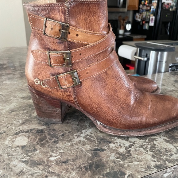 Women’s Bedstu Leather Booties - Picture 2 of 3